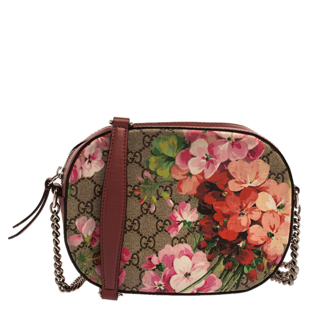Gucci Multicolor Blooms GG Supreme Canvas and Leather Mini Chain Bag Gucci | TLC