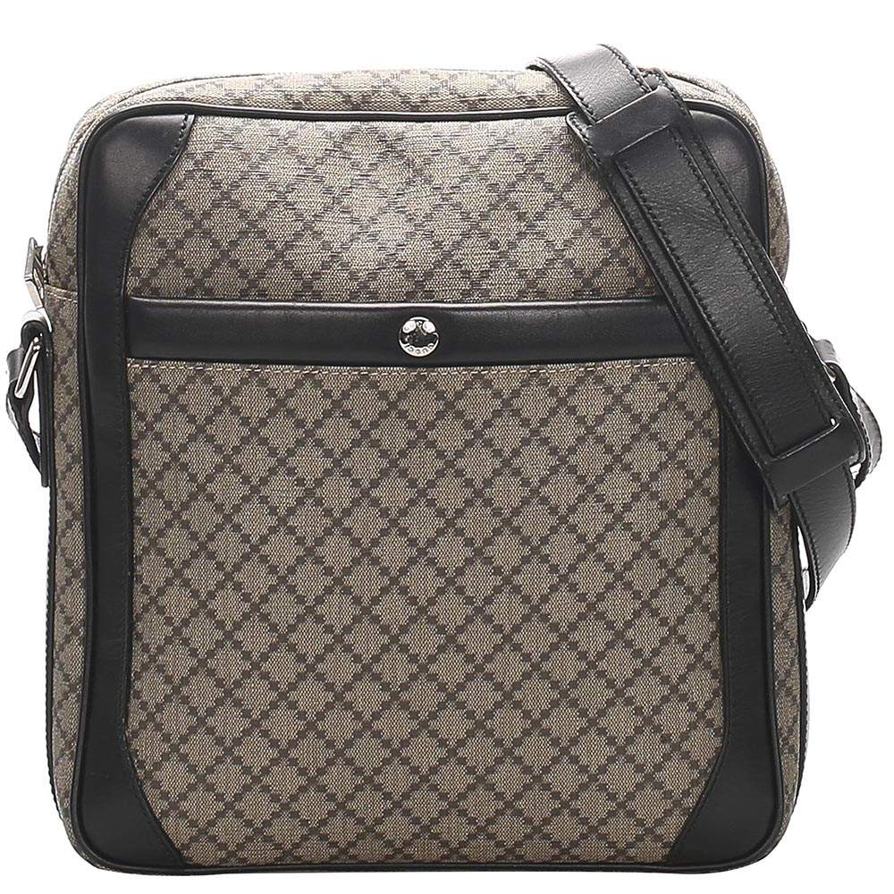 gucci coated canvas crossbody