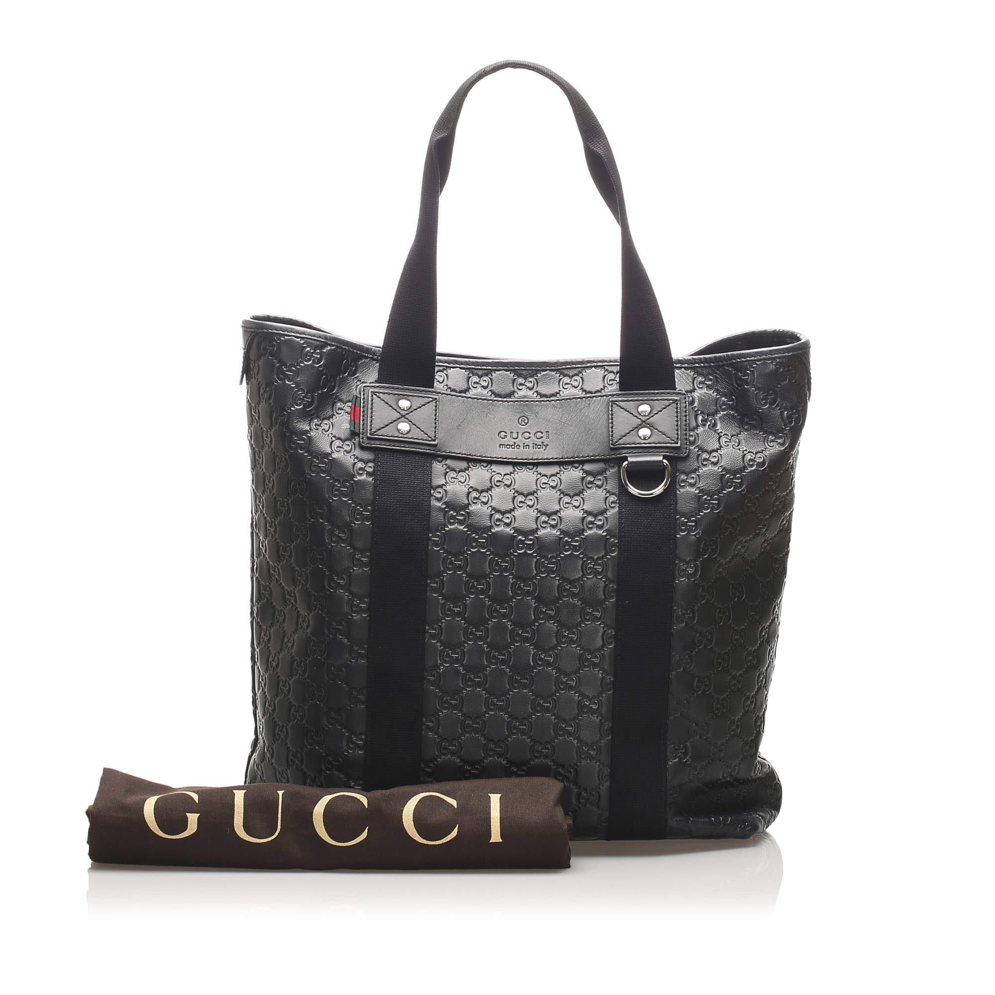 gucci tote bag leather