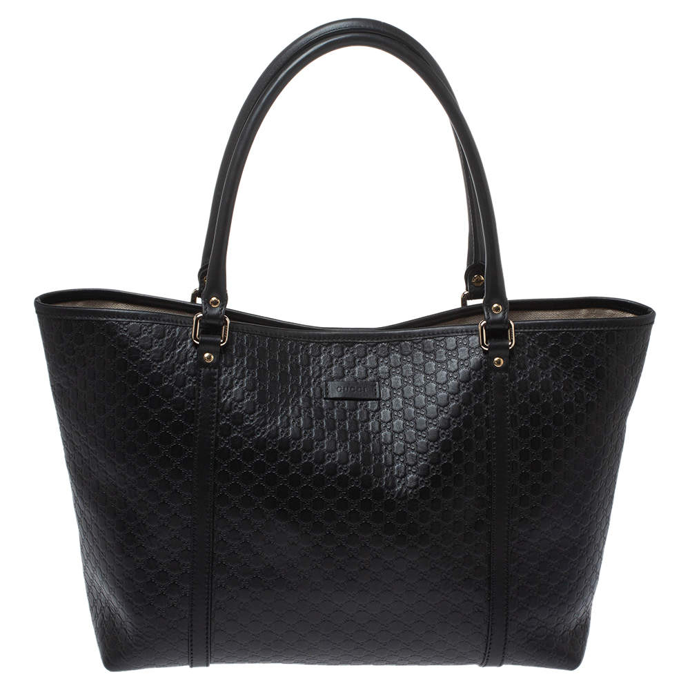 Gucci Black Microguccissima Leather Large Joy Tote Gucci | The Luxury ...