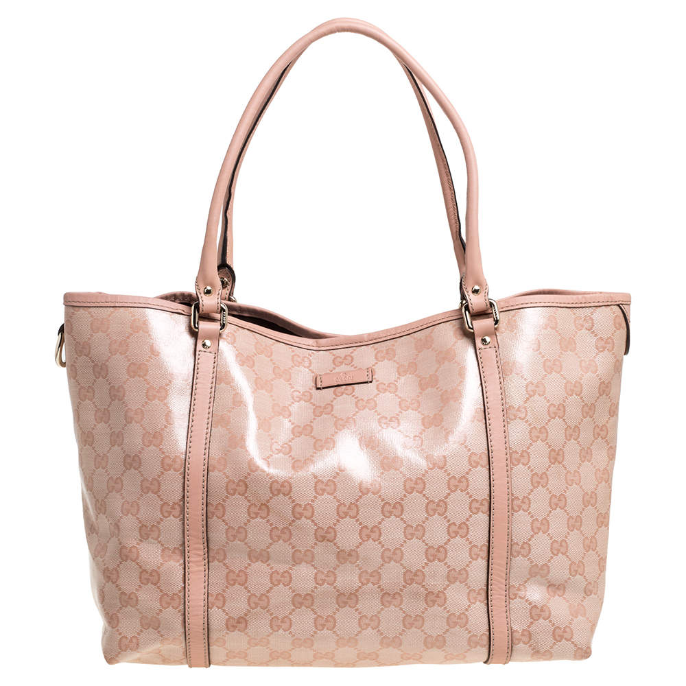 Gucci Peach GG Crystal Canvas and Leather Joy Tote Gucci | TLC