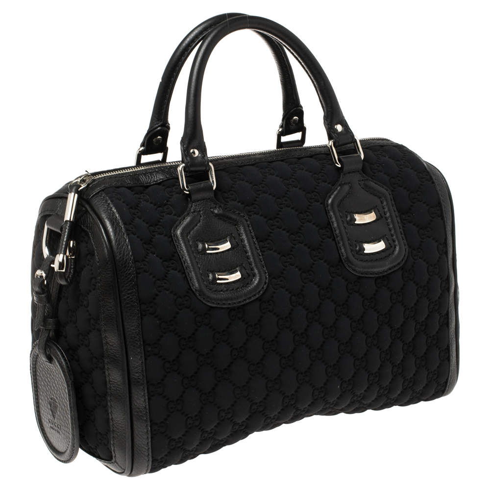 Gucci Black Canvas Techno Carry-On Duffle Bag Gucci | The Luxury Closet