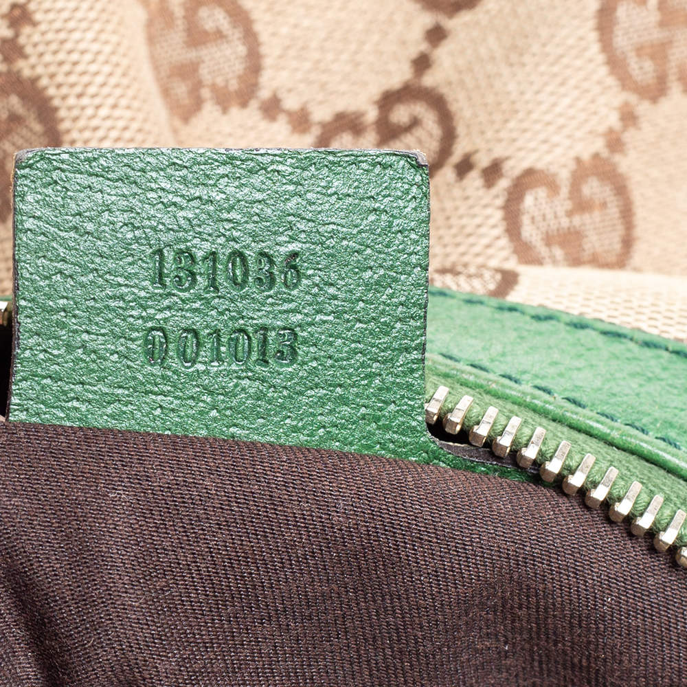 Bamboo Ring Hobo Bag - Signature Canvas/Green – ZAK BAGS
