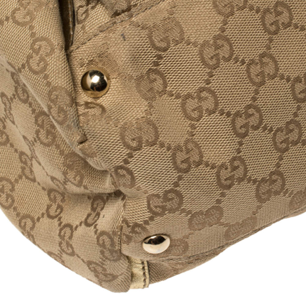 Authentic GUCCI Shoulder Bag D Ring GG Canvas – KimmieBBags LLC