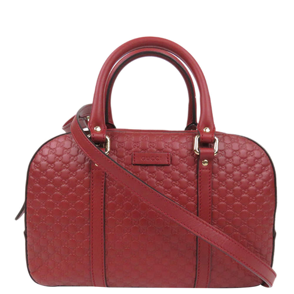 gucci microguccissima red