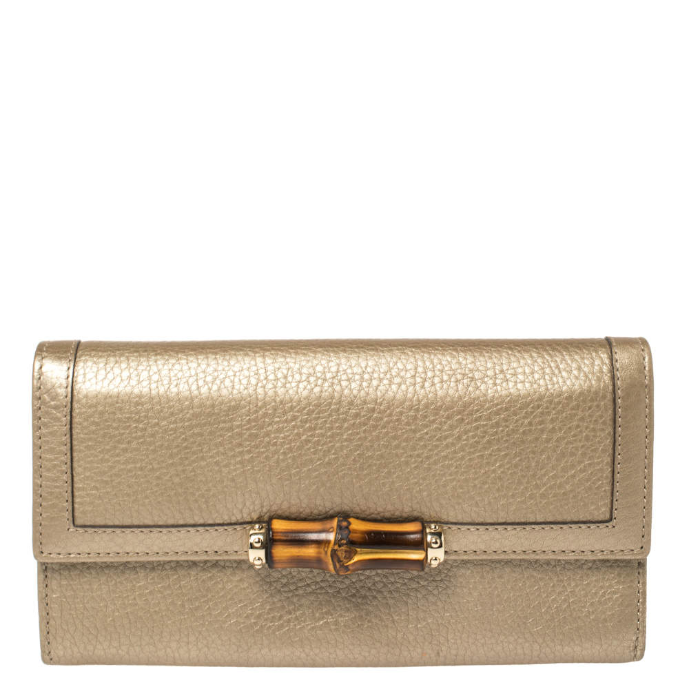 مملوكة مسبقًا محفظة غوتشي كونتيننتال بومبو كانفاس GG بيج