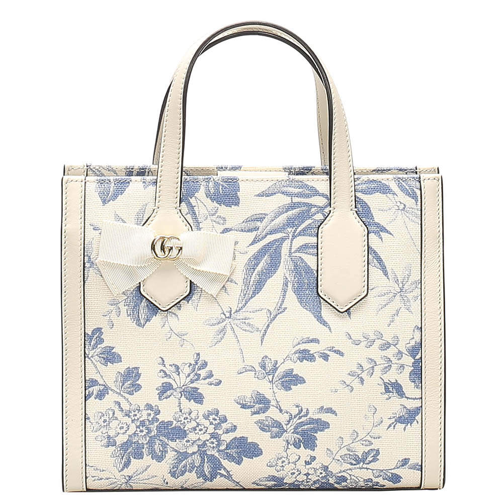 blue floral gucci bag