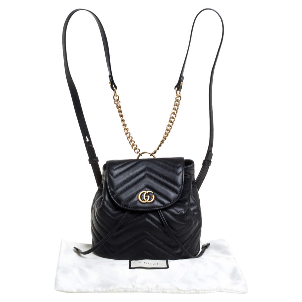 Gucci marmont matelasse backpack best sale