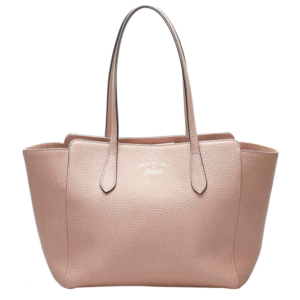 Gucci Pink Leather Swing Tote Bag Gucci | The Luxury Closet