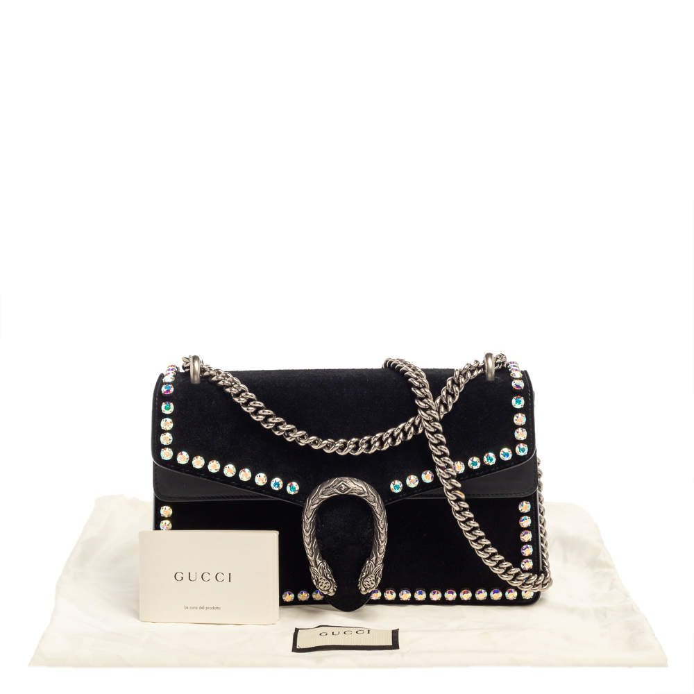Dionysus handbag Gucci Black in Suede - 33746684
