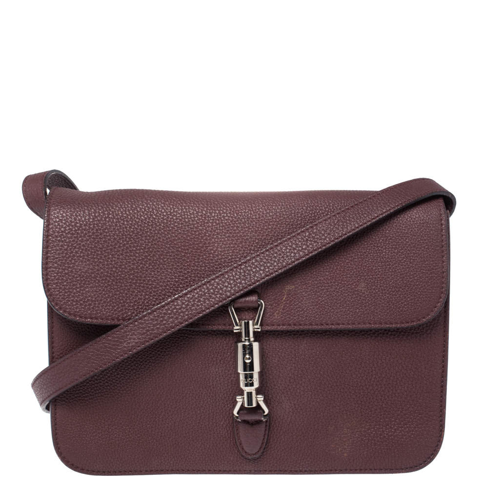 Gucci jackie soft on sale leather shoulder bag