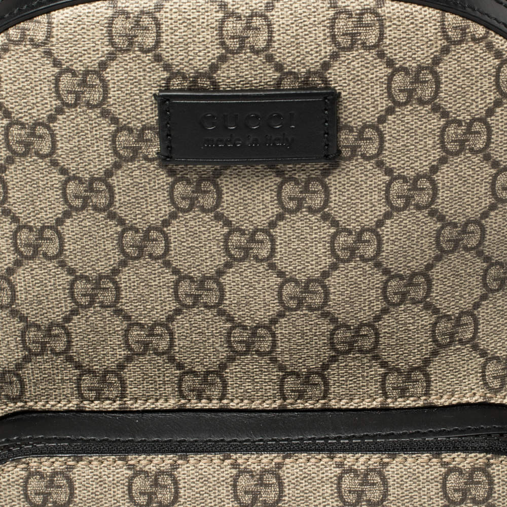 AUTHENTIC Gucci GG Supreme Monogram Large Eden Day Backpack Black PREO –  Jj's Closet, LLC