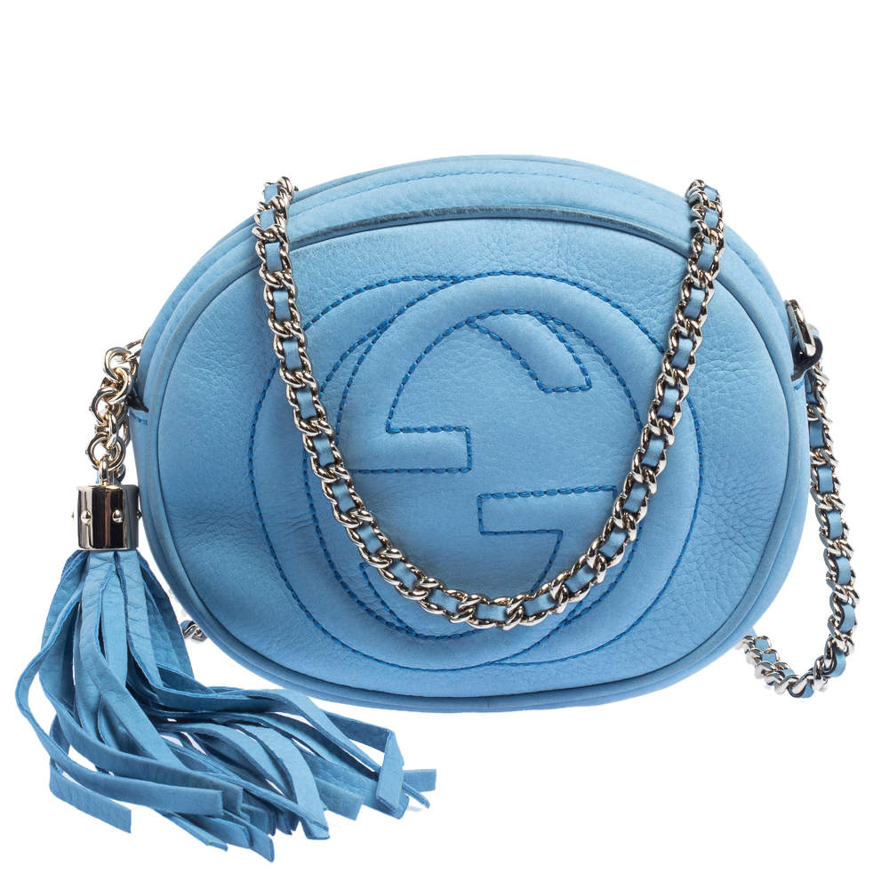 Gucci sky blue cheap bag