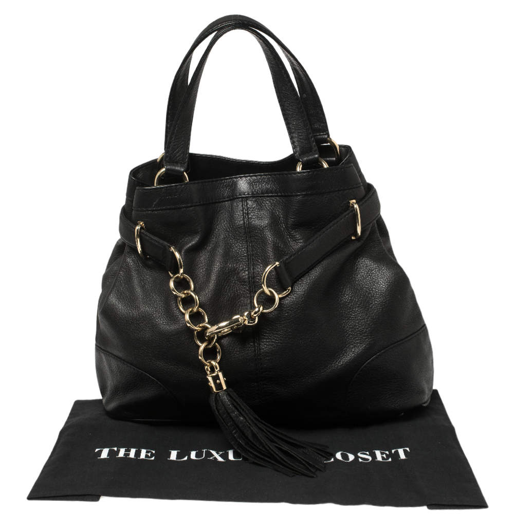 Sienna Nylon Tote in Black