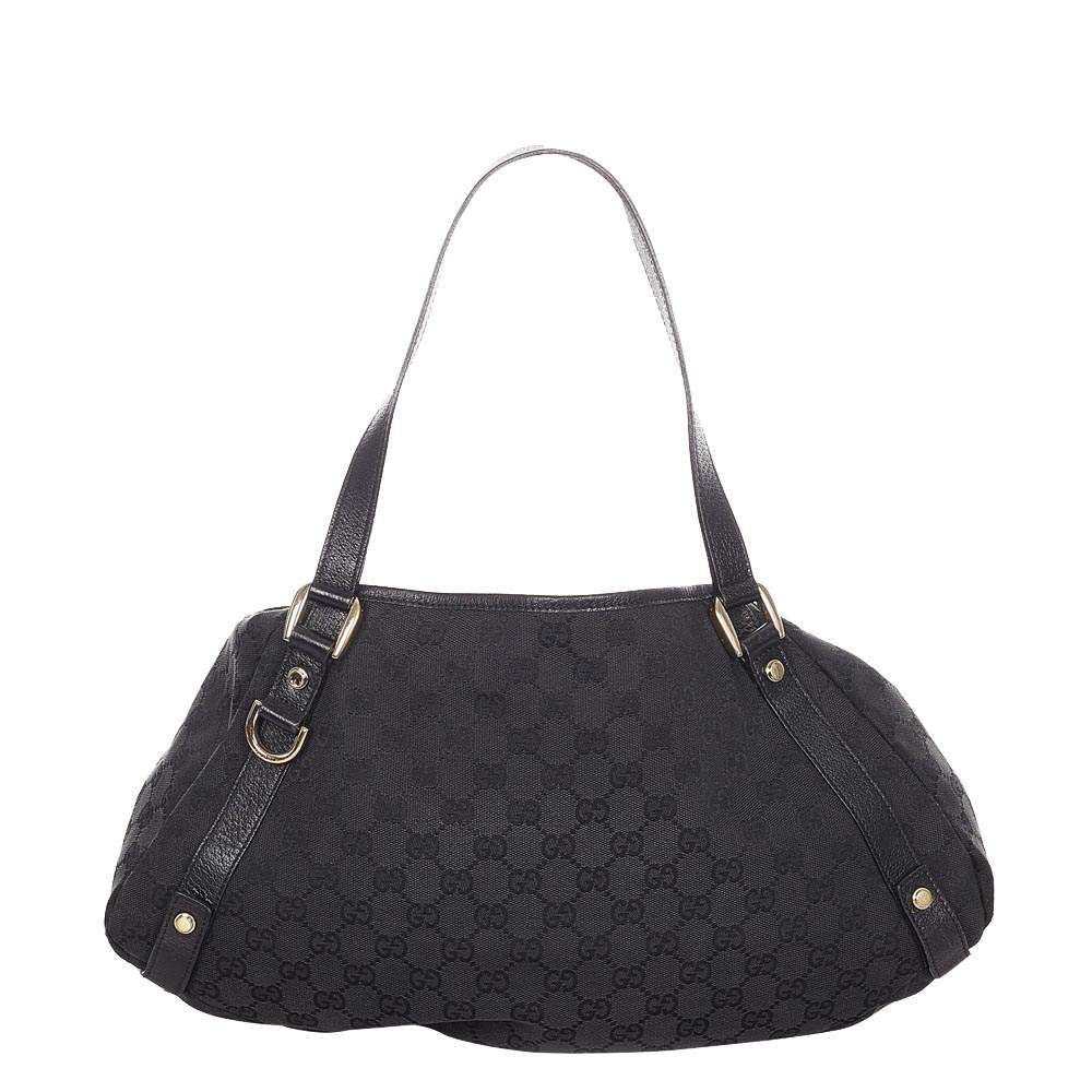 Gucci Black Canvas Fabric Pelham Shoulder Bag