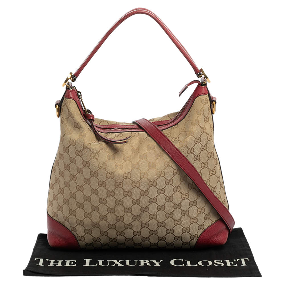 Miss gg leather handbag Gucci Camel in Leather - 35972638