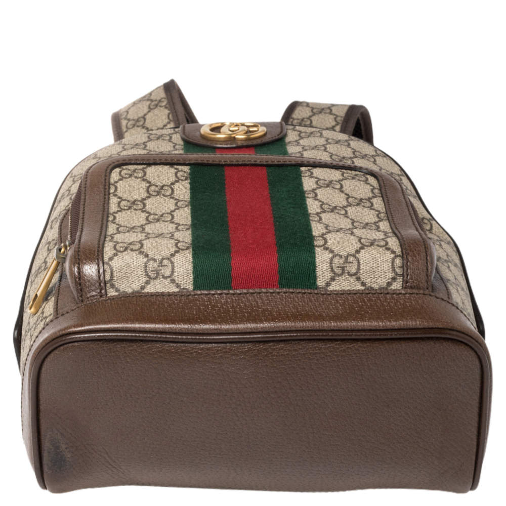 Ophidia cloth backpack Gucci Beige in Cloth - 27460915