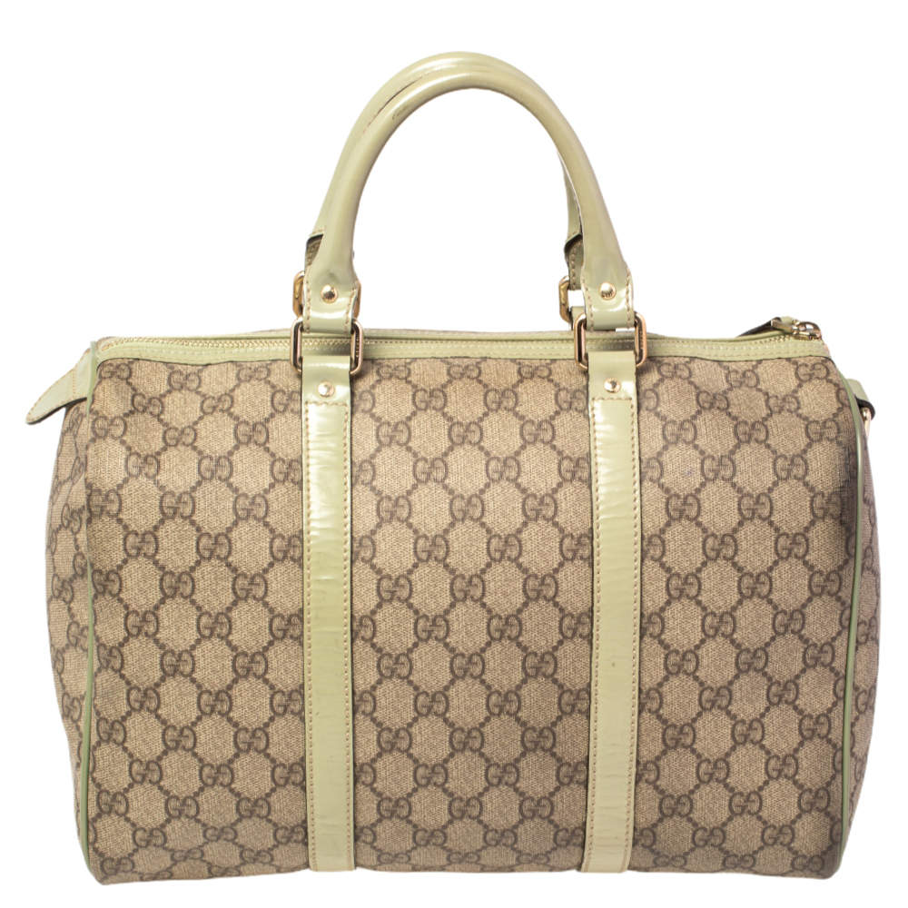 Gucci GG Supreme Medium Joy Boston Bag - Brown Handle Bags, Handbags -  GUC1351825