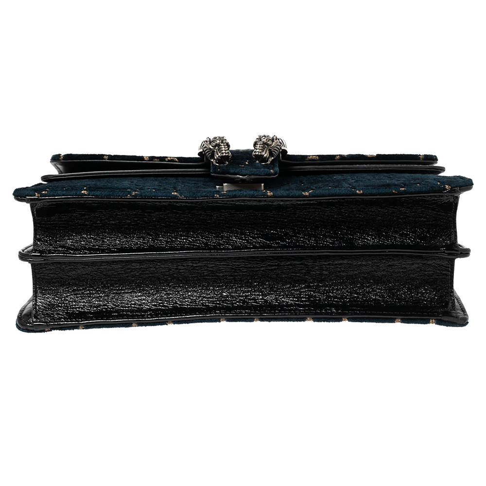 Dionysus velvet handbag Gucci Blue in Velvet - 25850074