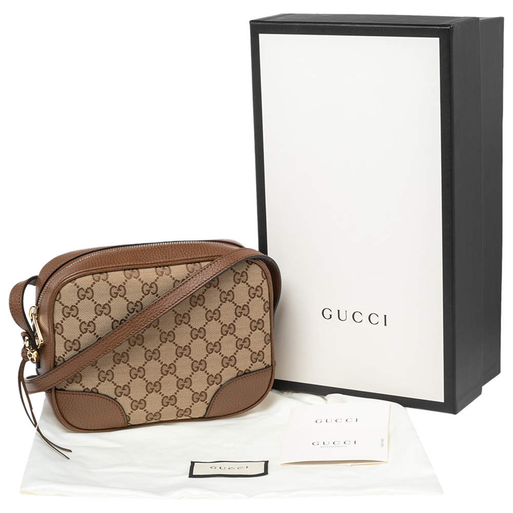 Gucci Blue Original GG Canvas Bree Crossbody QFB195JYBB006