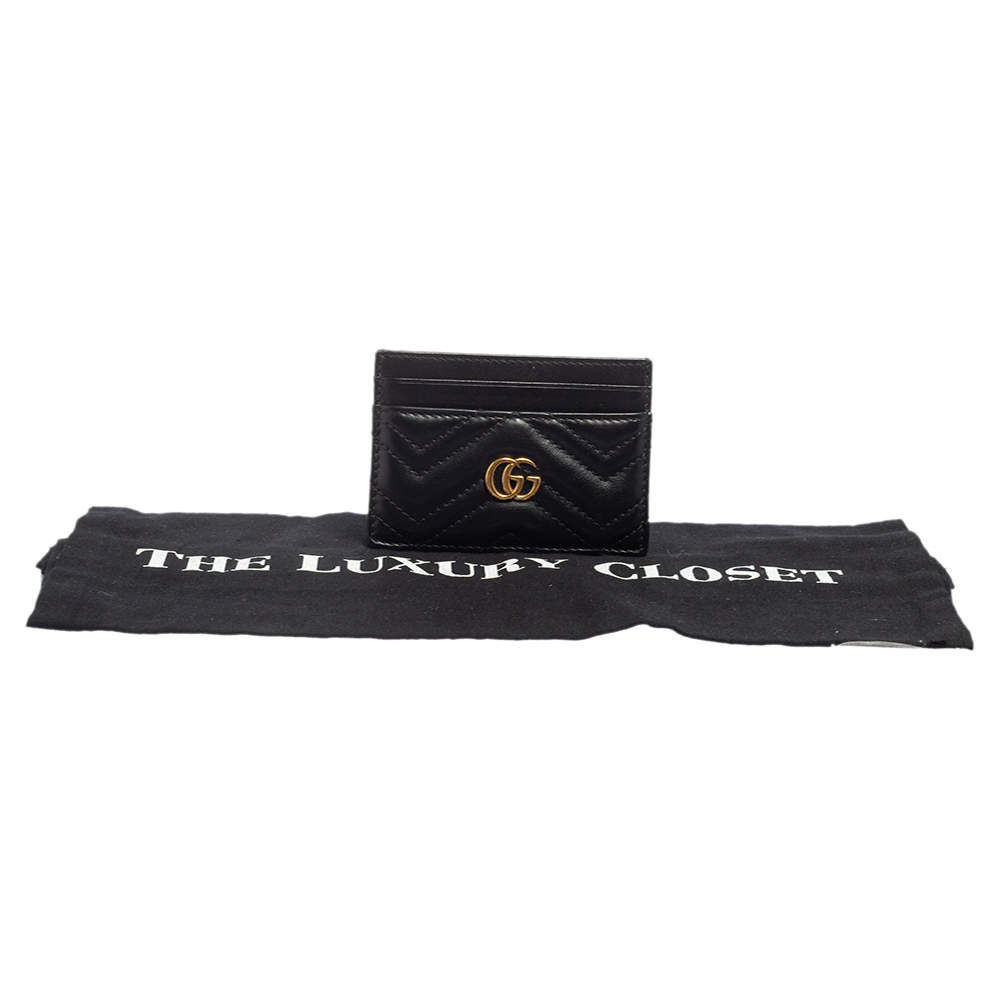 gucci business card holder Black Leather ref.139462 - Joli Closet