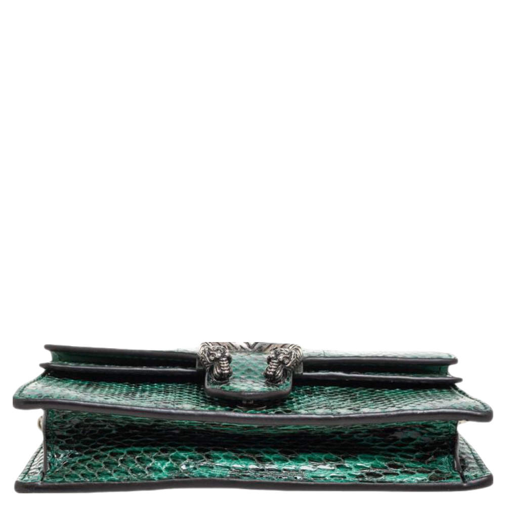 Limited Edition Gucci MIni Dionysus Python Emerald Green Crossbody