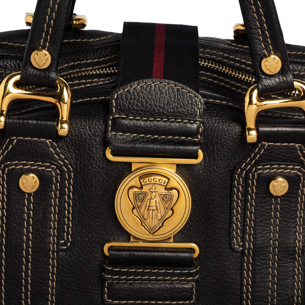 Gucci Aviatrix Leather Boston Bag (SHG-28798) – LuxeDH
