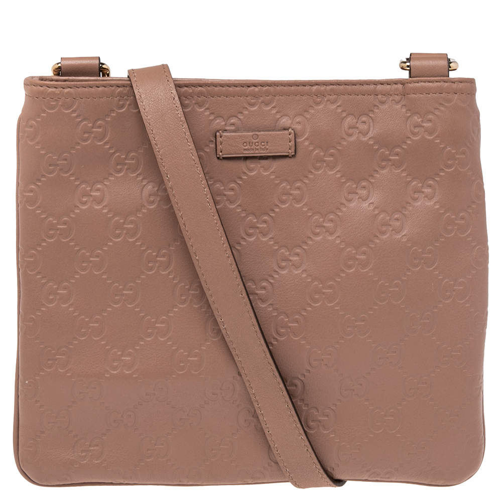 Gucci Beige Guccissima Leather Crossbody Bag Gucci The Luxury Closet