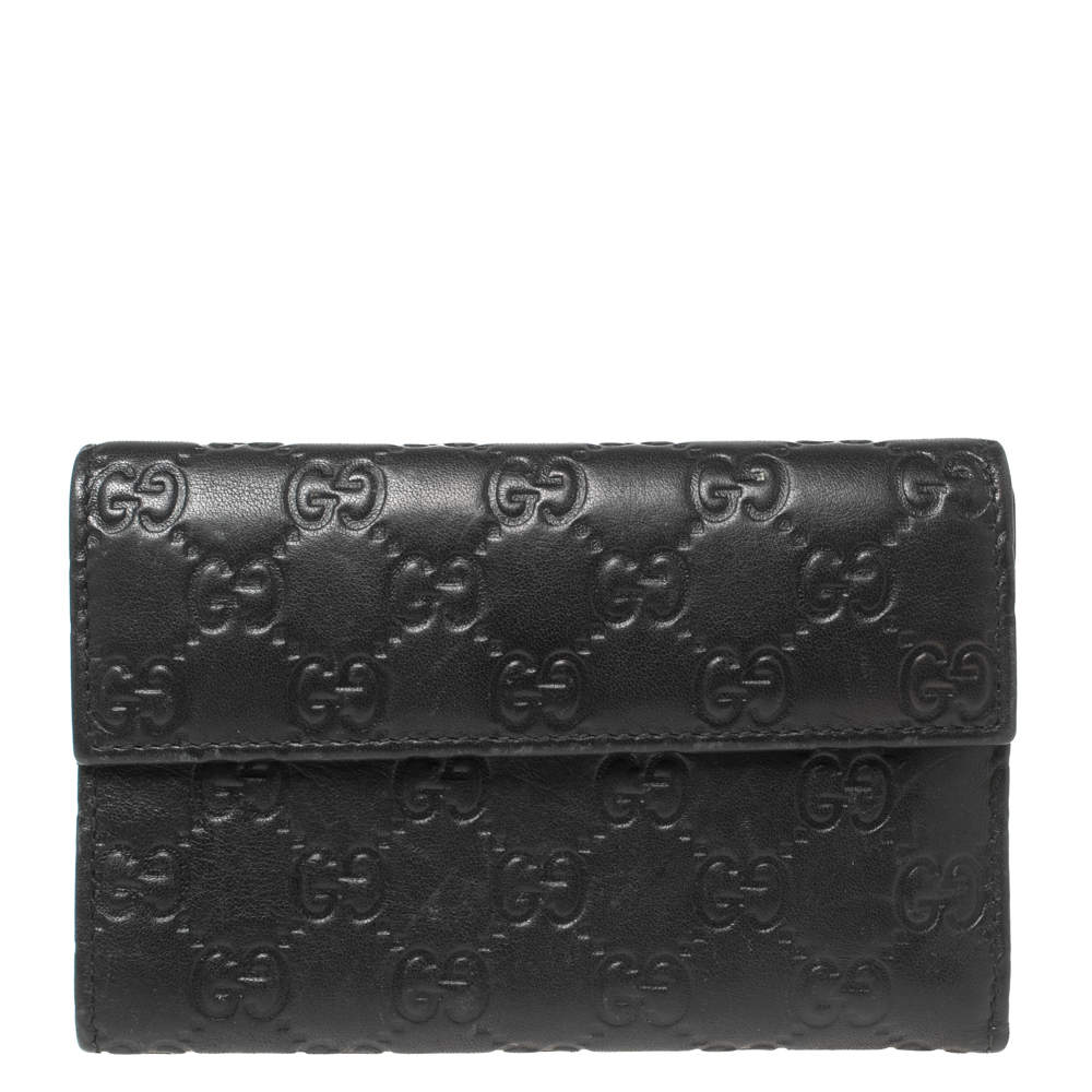 gucci continental flap wallet