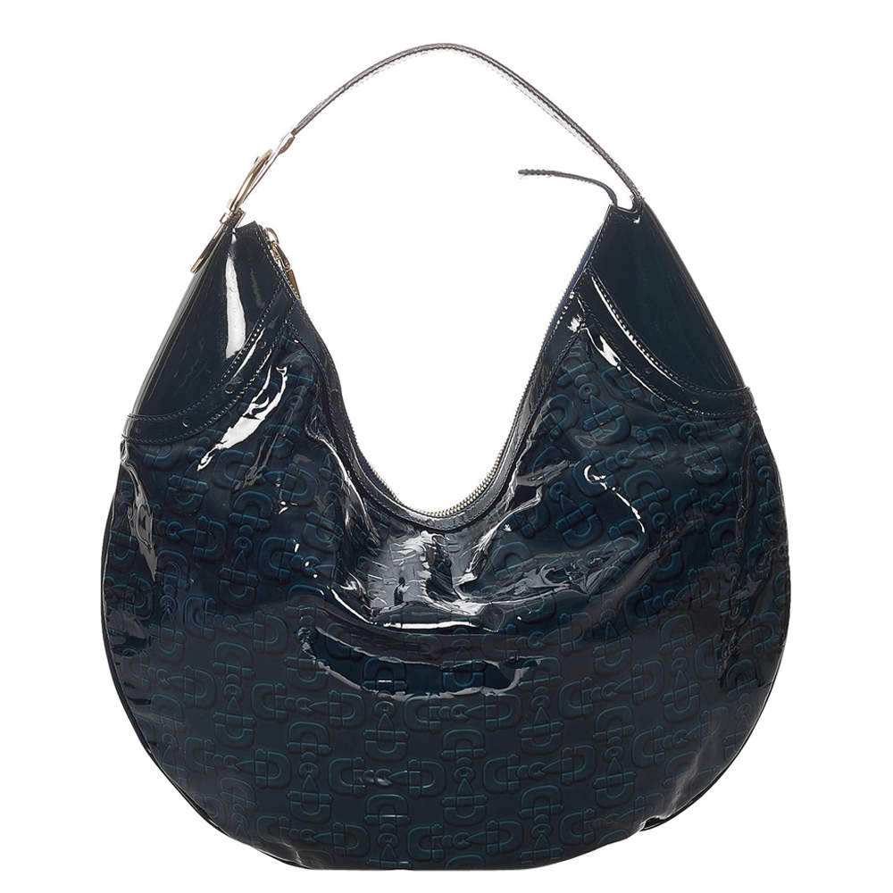 G Corner Studded Hobo Shoulder Handbag by Handbags For All 