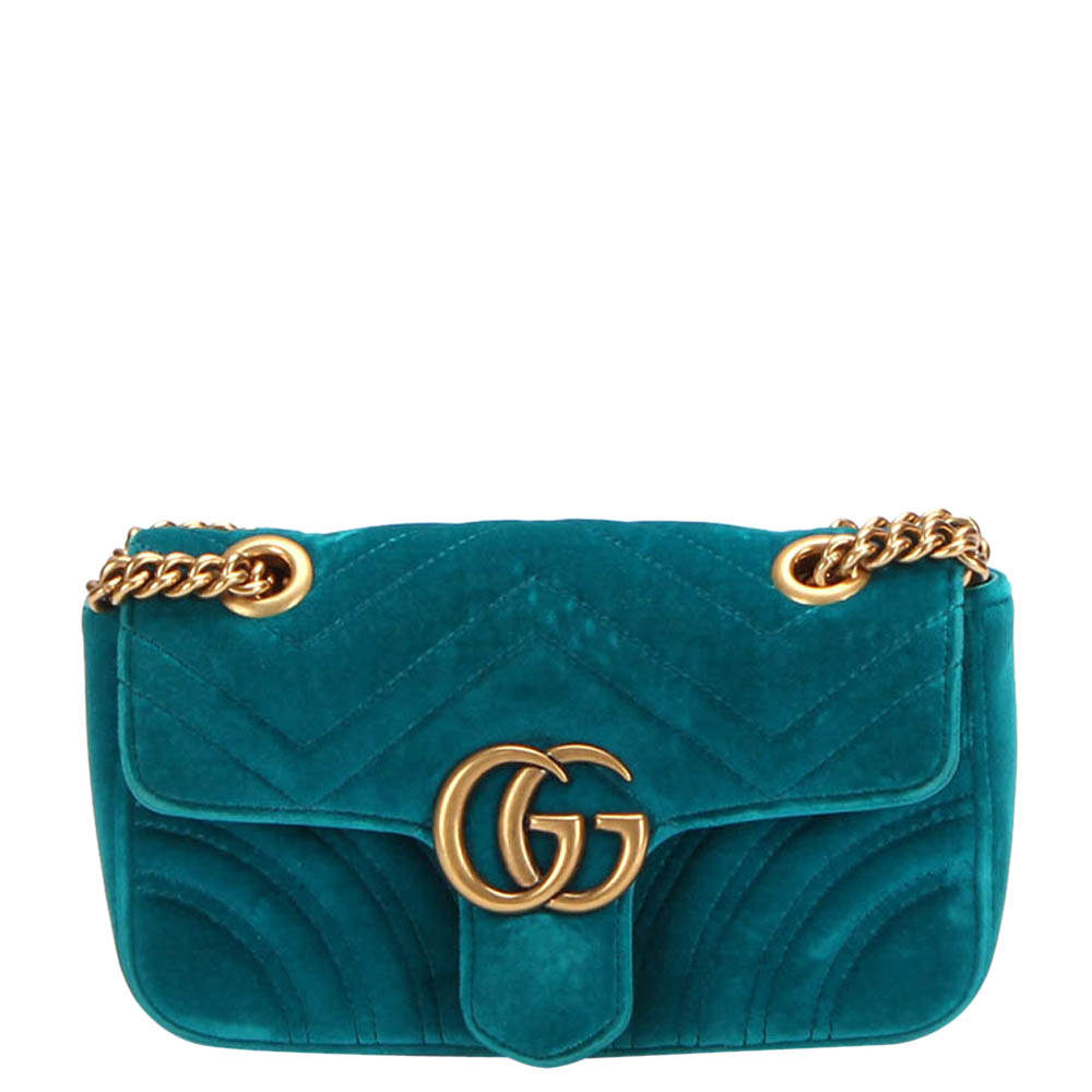 green velvet gucci purse