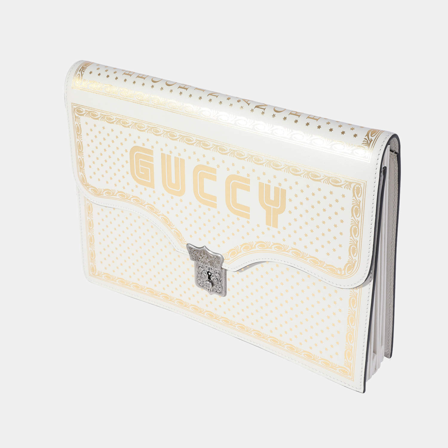 Clutch bag with logo by Gucci