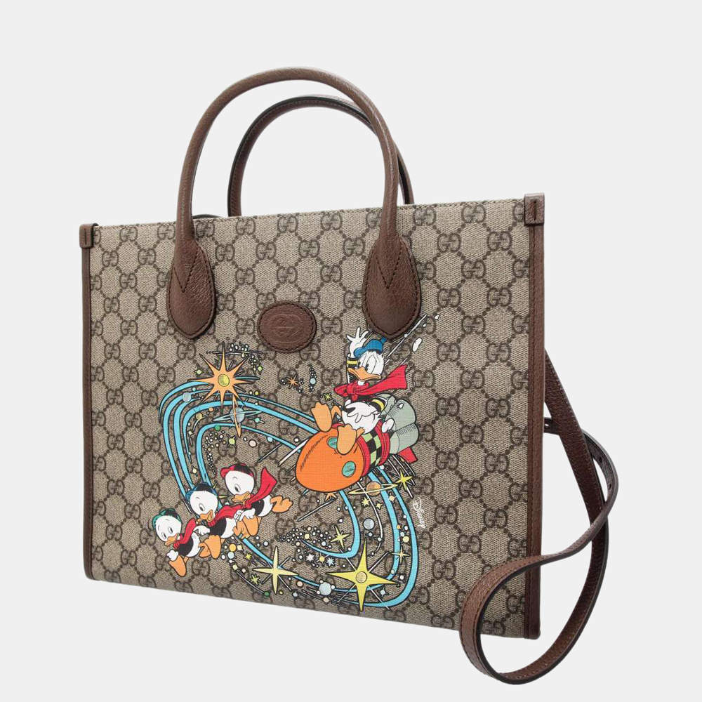 Leather bag Donald Duck Disney x Gucci Multicolour in Leather