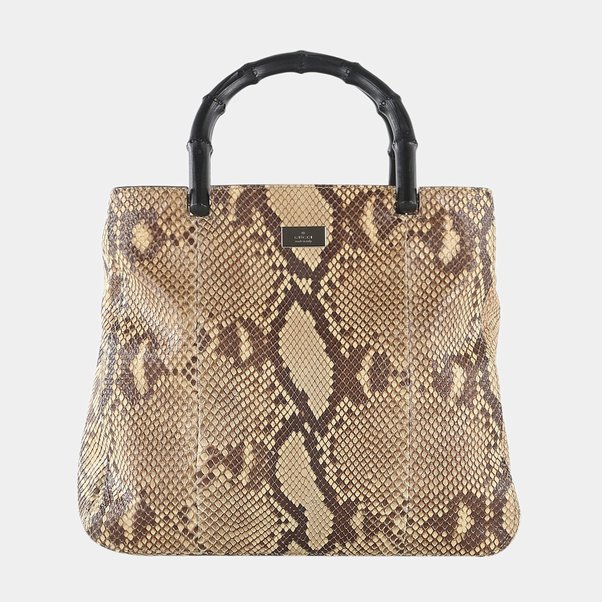 Gucci Cow Print Top Handle Bag