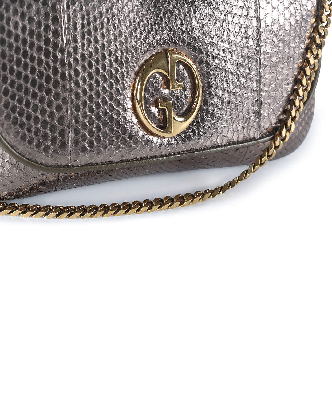 Leather handbag Gucci Gold in Leather - 27797026
