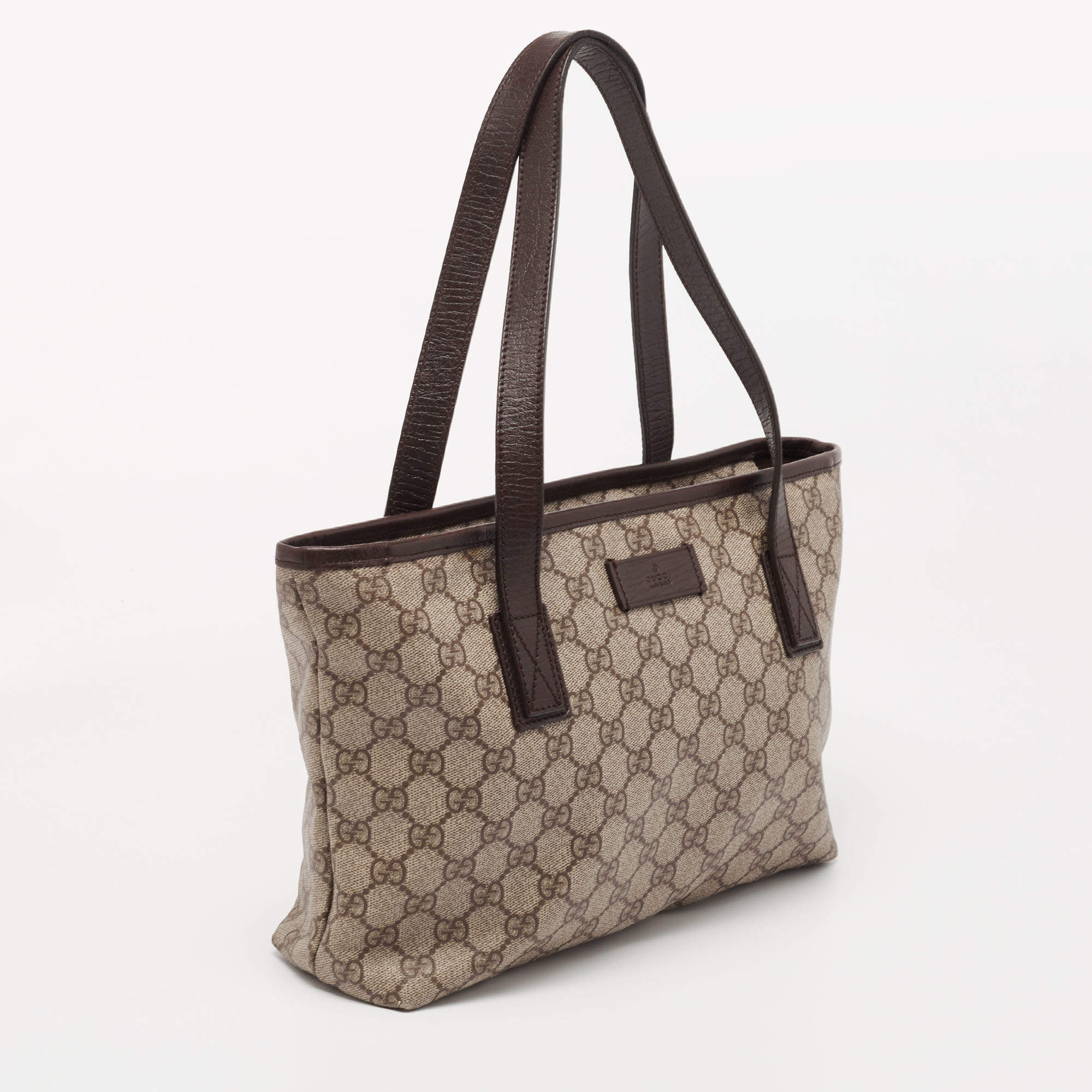 Gucci monogram tote bag best sale