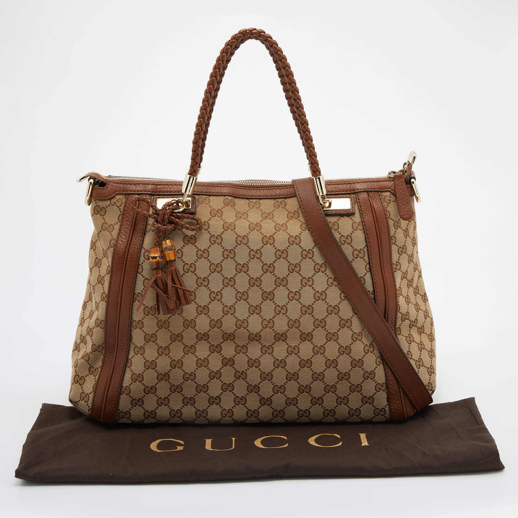 Gucci Beige Leather Bella Tote QFB18X1LIB000