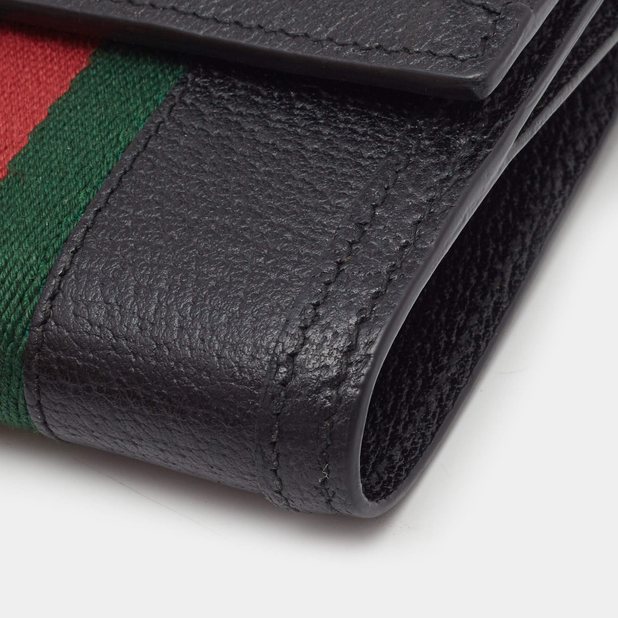 Ophidia leather wallet Gucci Black in Leather - 22170862