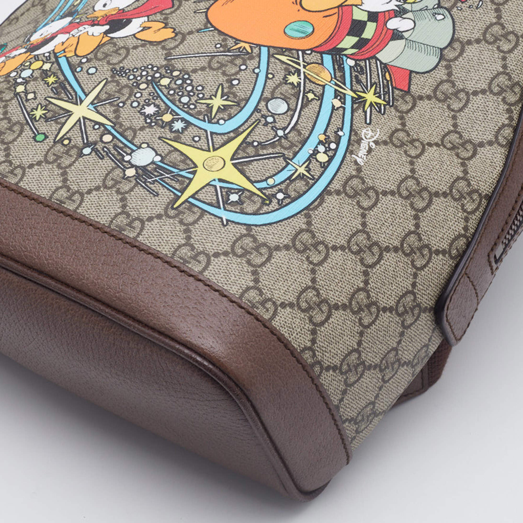 Gucci x Disney GG Supreme Monogram Donald Duck Backpack Bag – OPA
