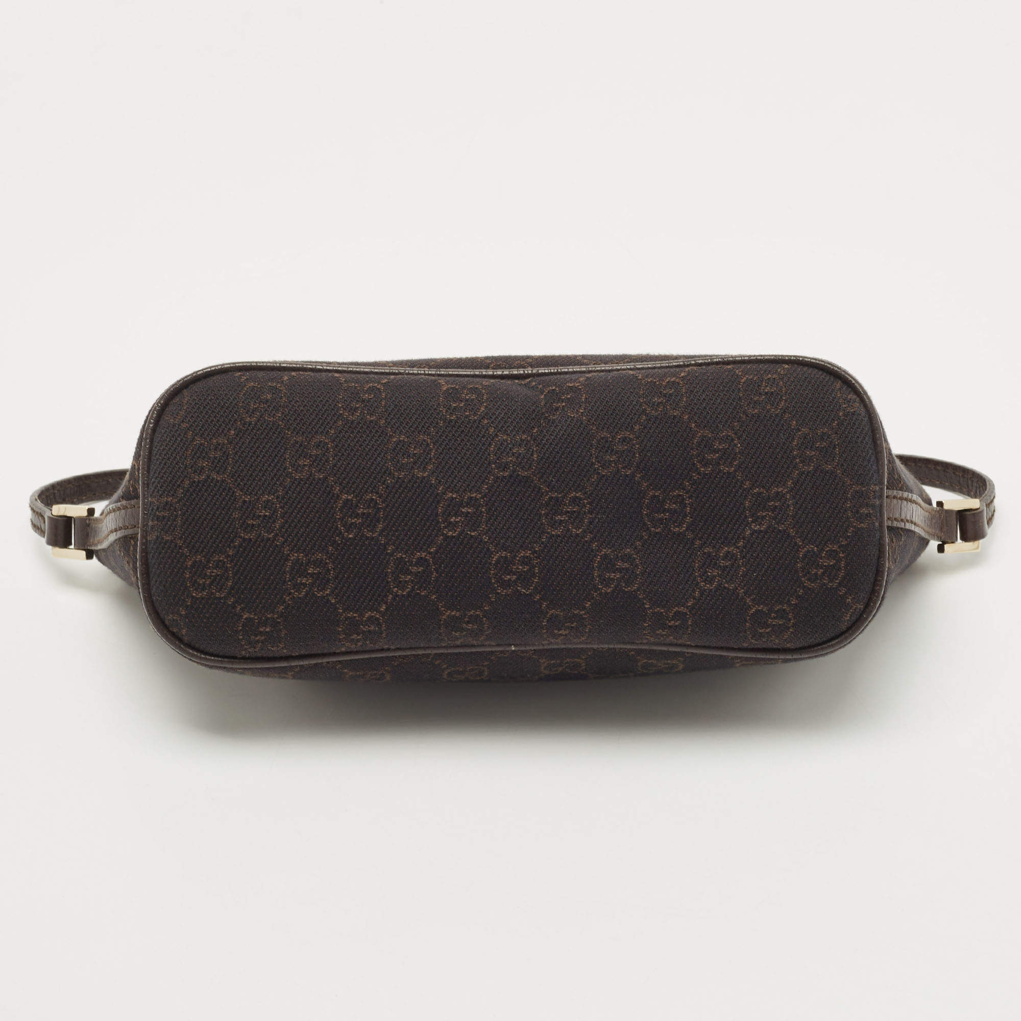 Gucci GG Canvas Boat Pochette - Brown Mini Bags, Handbags - GUC234986