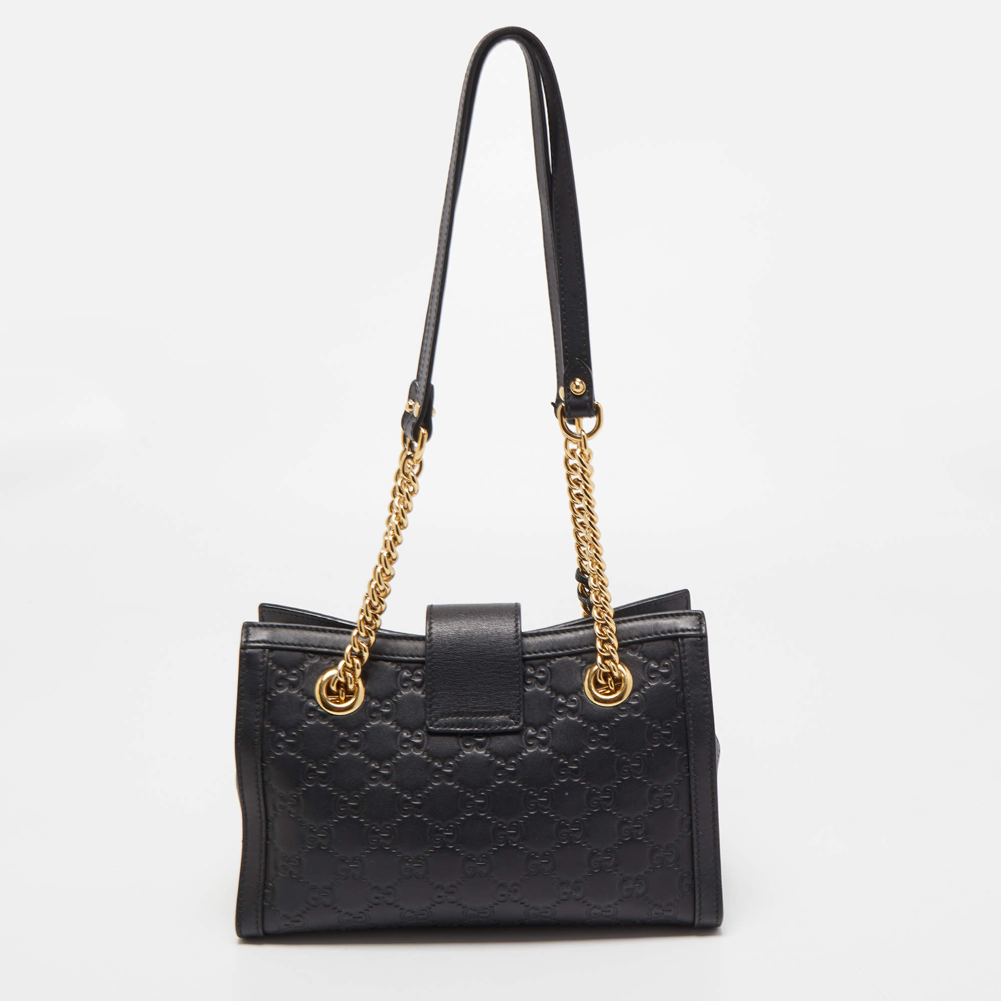 Padlock medium gucci signature shoulder bag new arrivals