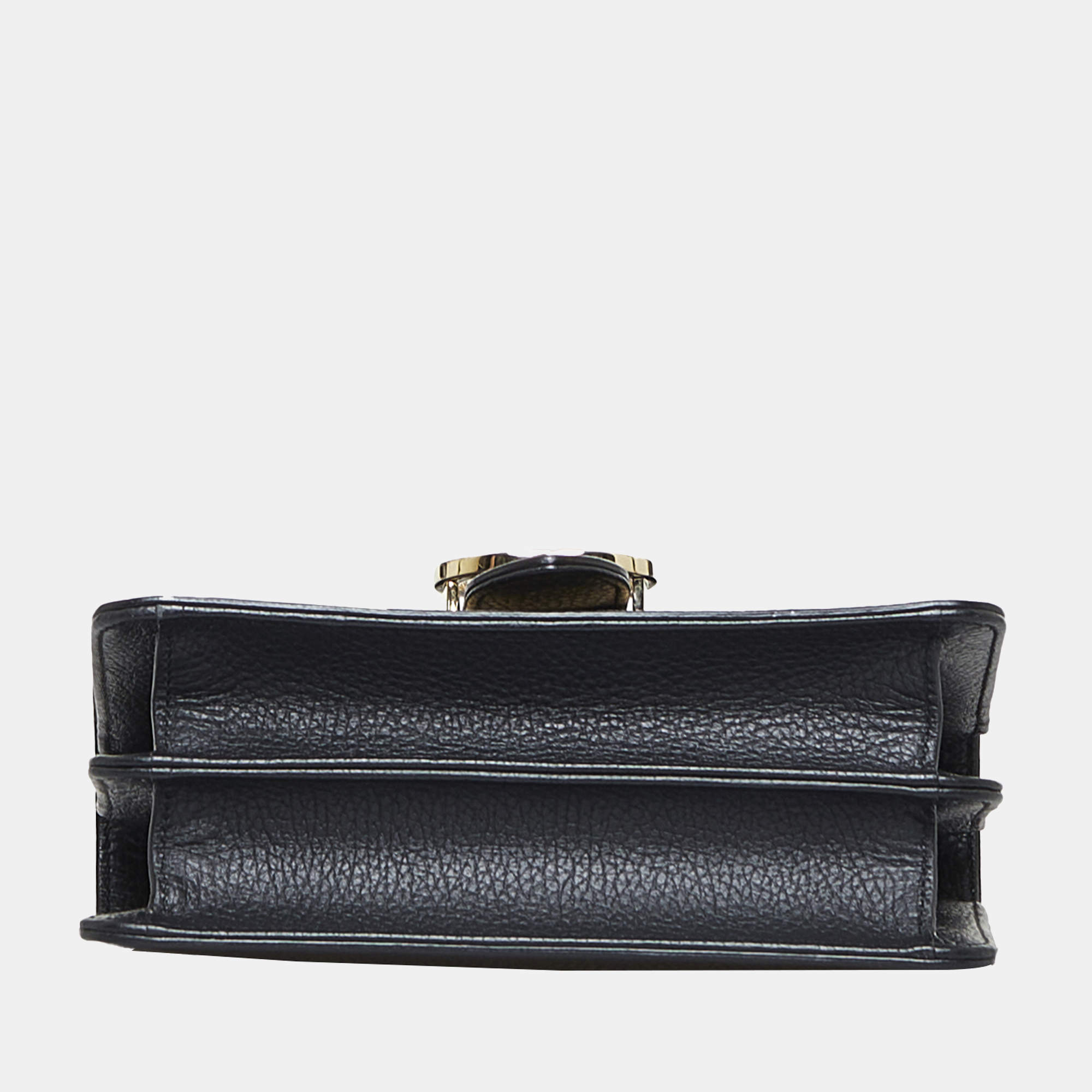 Black Gucci Dollar Calf Interlocking G Crossbody – Designer Revival