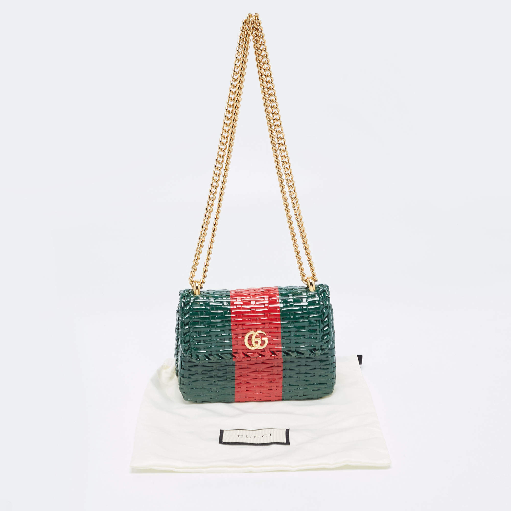 Gucci cestino wicker online crossbody bag