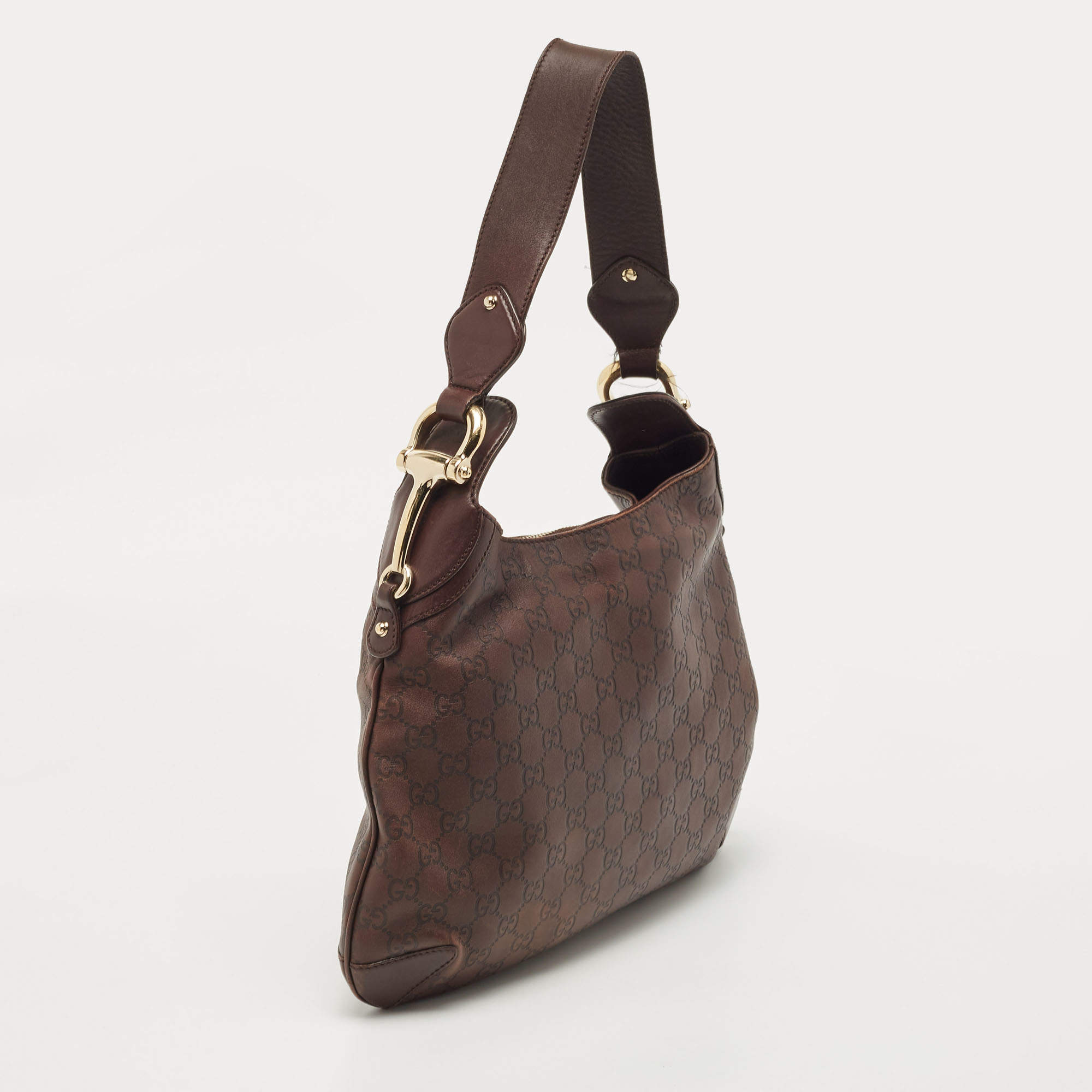 Gucci Guccissima Horsebit Creole Hobo (SHG-SF1x1E) – LuxeDH