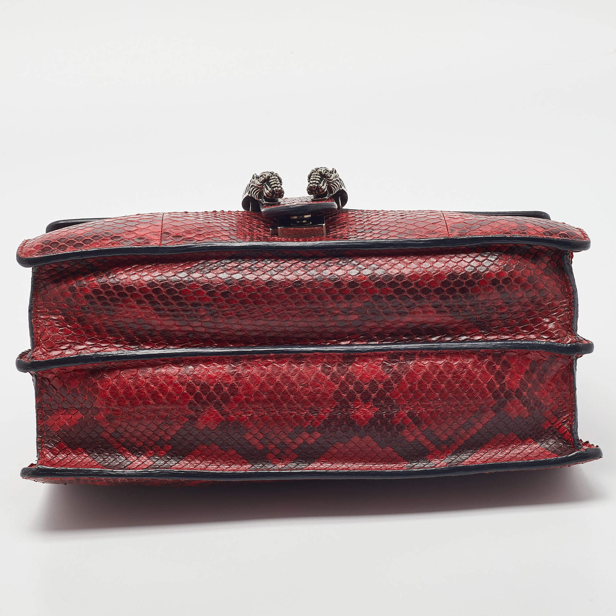 Gucci red python discount bag