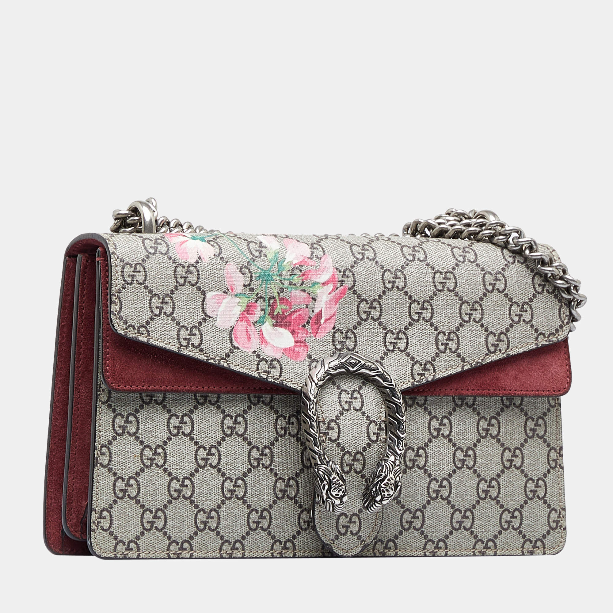Gucci GG Supreme Monogram Blooms Mini Dionysus Shoulder Bag
