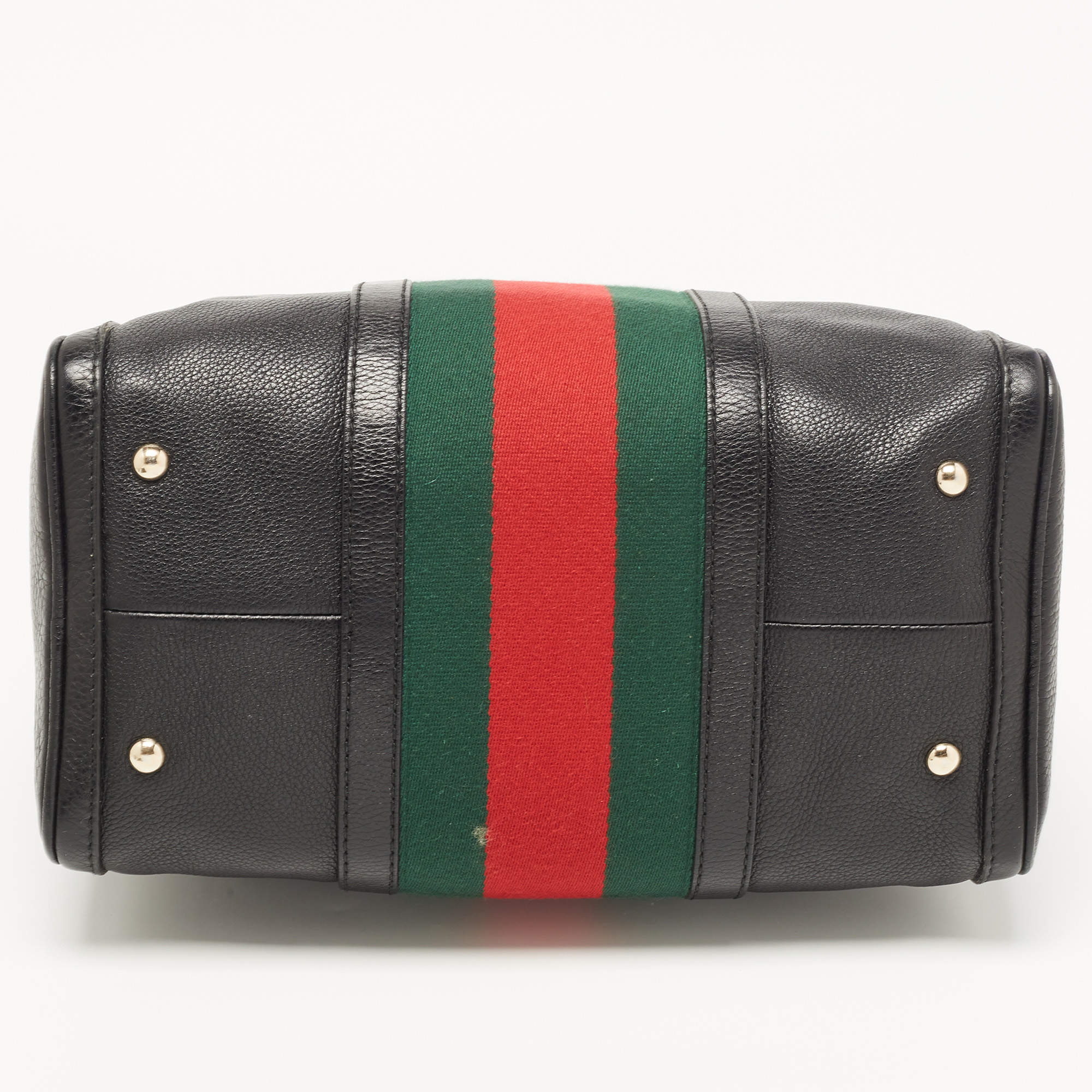 Gucci web boston bag black online