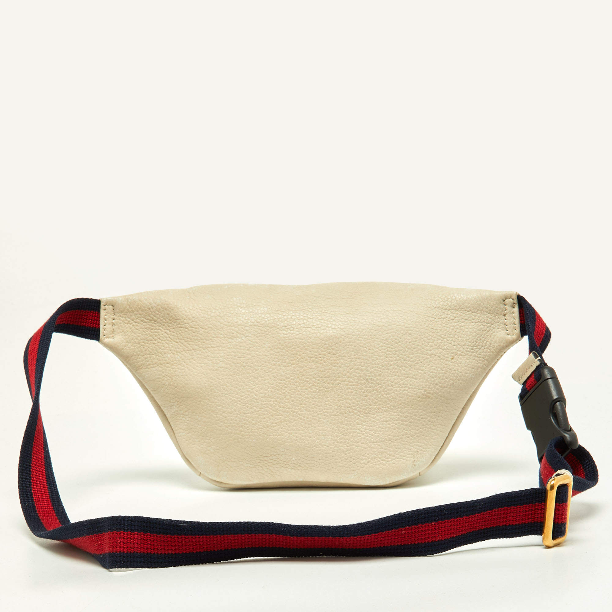 Gucci Cream Leather Logo Web Belt Bag Gucci TLC