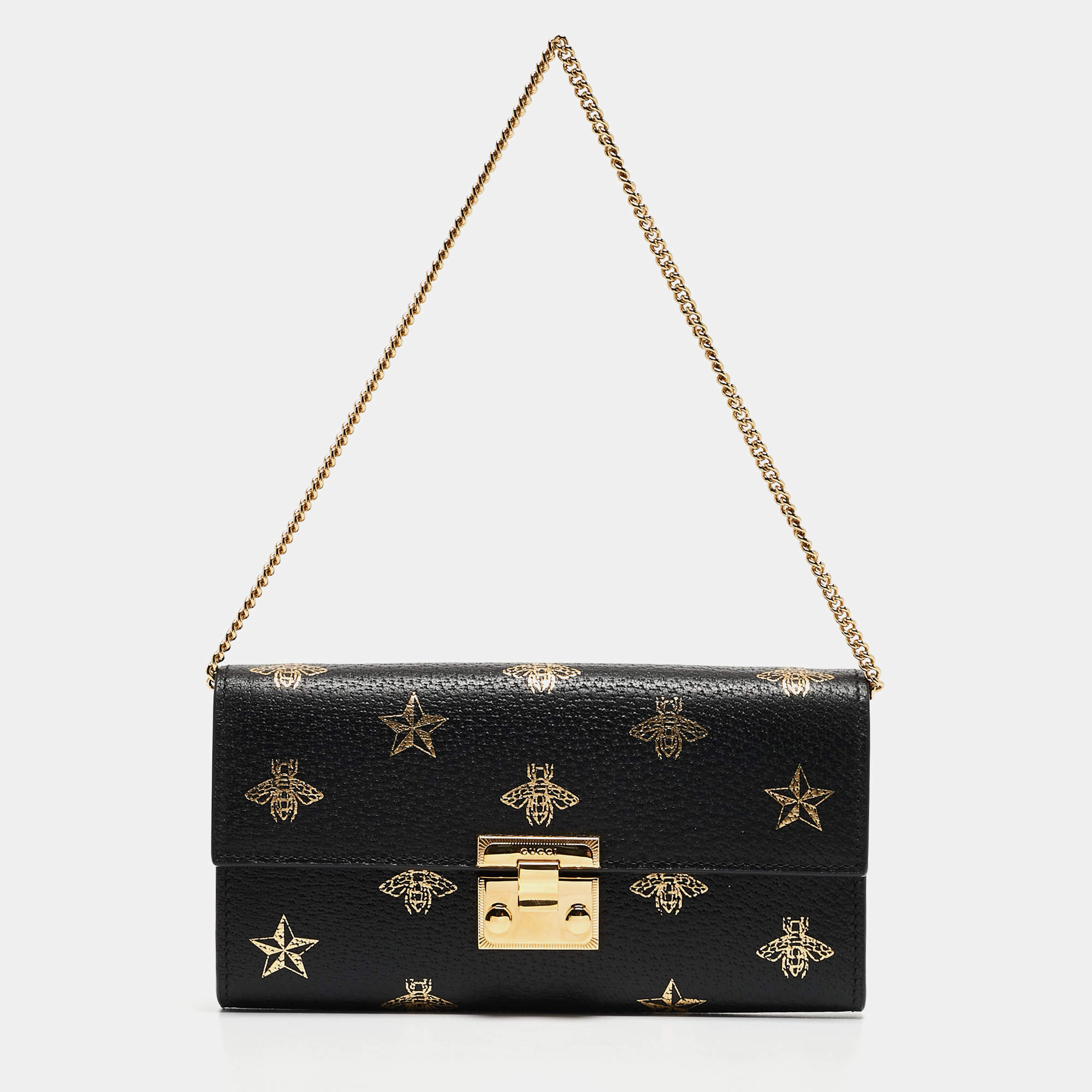 Gucci padlock hot sale bee star