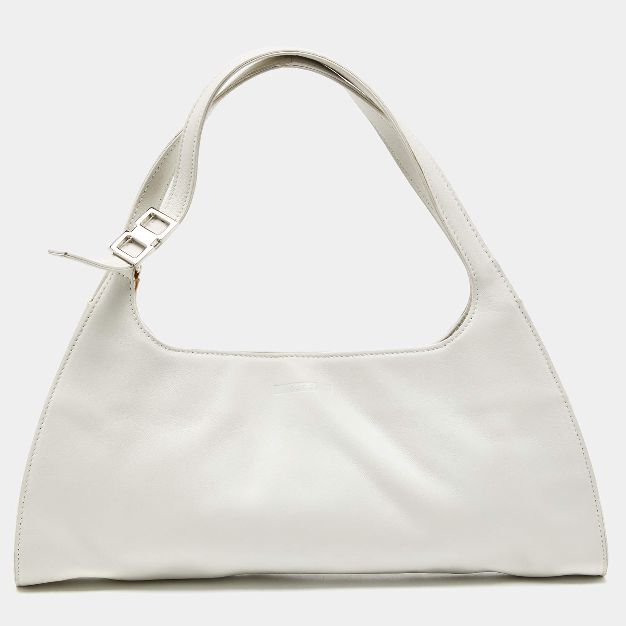 Gucci Off White Leather Hobo